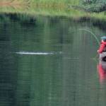 Alan Thomas Soltys-Gray fishes for salmon. (Courtesy Photo | Tony Soltys)