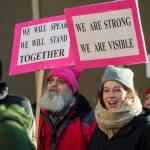 Scenes from the Womens March on Juneau in front of the Alaska State Capitol on Saturday, Jan. 19, 2019. (Michael Penn | Juneau Empire)