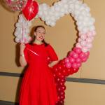 Feb. 17, 2019: Amy Paige knows that vintage fashion is always in style! For a recent night on the town, at a fundraising event for Juneau Animal Rescue, she wore the perfect red dress  a bright 1950s style swing dress with crinoline slips underneath. Simply add black fishnet stockings and heels from Shoefly, and red lipstick, and she was good to go!