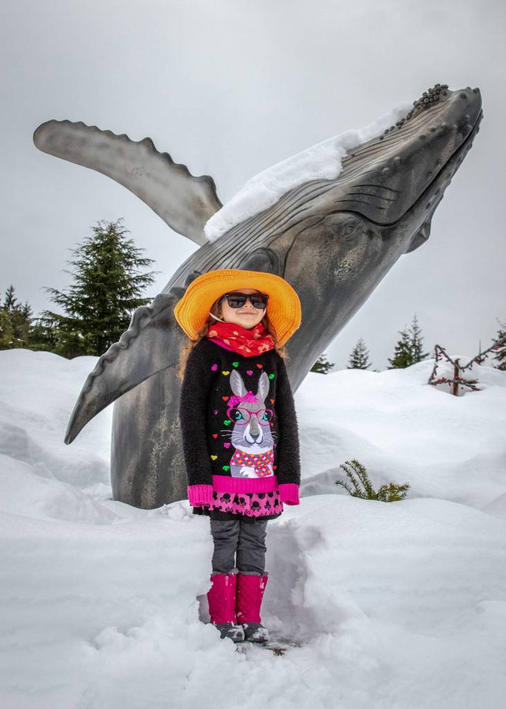 Feb. 3, 2019: With style beyond her years, 6½-year-old Taraivini Verebasage is a standout. She picks out her own outfits, which are always guaranteed to be colorful and eclectic. This day she chose a sweater featuring a large rabbit and sequins, worn over a pink shirt and gray leggings. For accessories she selected an orange straw hat, sunglasses and pink snow boots. Keep it up Taravini  your style is one of a kind!