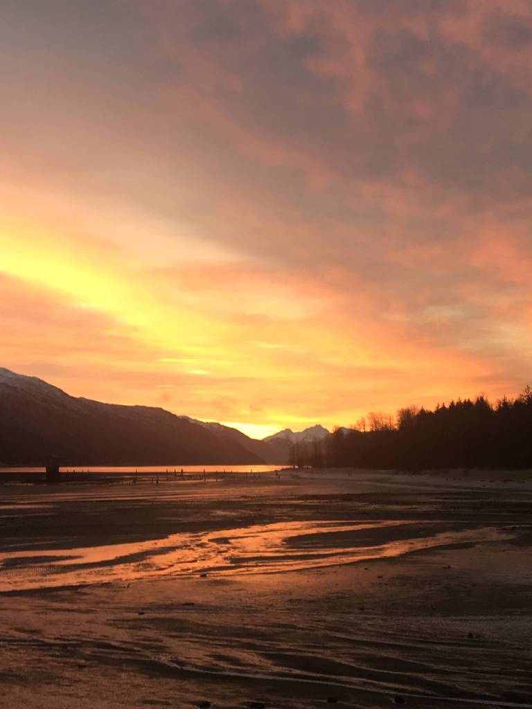 Sunrise at Sandy Beach on Feb. 5, 2019. (Courtesy Photo | Sharon Love)