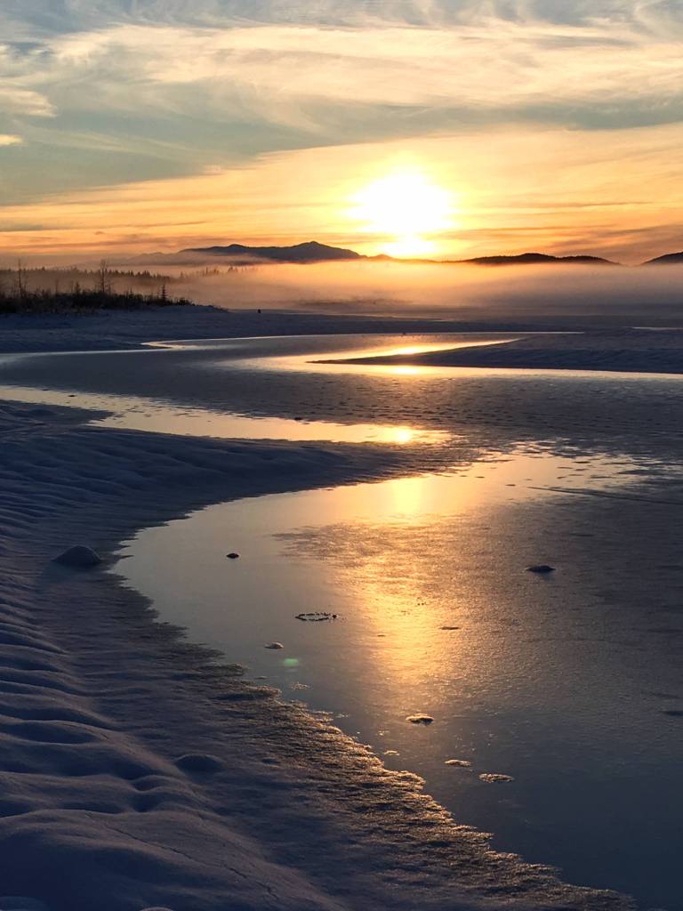 Sunset at Mendenhall Lake. (Courtesy Photo | Deborah Rudis)