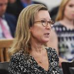 Gov. Mike Dunleavys Office of Management and Budget Director Donna Arduin presents the governors supplemental budget to the Senate Finance Committee at the Capitol on Tuesday, Jan. 29, 2019. (Michael Penn | Juneau Empire)