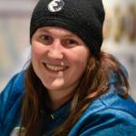 Krystina Stobinski wrote a poem about a piece called Smart Bomb on display at the Juneau-Douglas City Museum on Friday, Feb. 1, 2019. Poems, Stories and Artifacts features items from the City Museums permanent collection displayed alongside written word pieces by University of Alaska Southeast Creative Writing students. (Michael Penn | Juneau Empire)