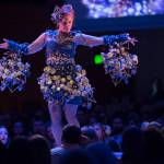 Siren by KD Roope, modeled by zRyia Waldern, at the Wearable Art Show at Centennial Hall on Saturday, Feb. 17, 2018. Siren won the Jurors Best in Show. (Michael Penn | Juneau Empire File)