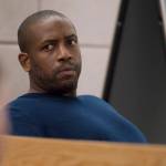 Laron Carlton Graham appears in Juneau Superior Court on Monday, Feb. 26, 2018, for an arraignment on two counts of first-degree murder for the Nov. 15, 2015 shooting deaths of 36-year-old Robert H. Meireis and 34-year-old Elizabeth K. Tonsmeire. (Michael Penn | Juneau Empire File)