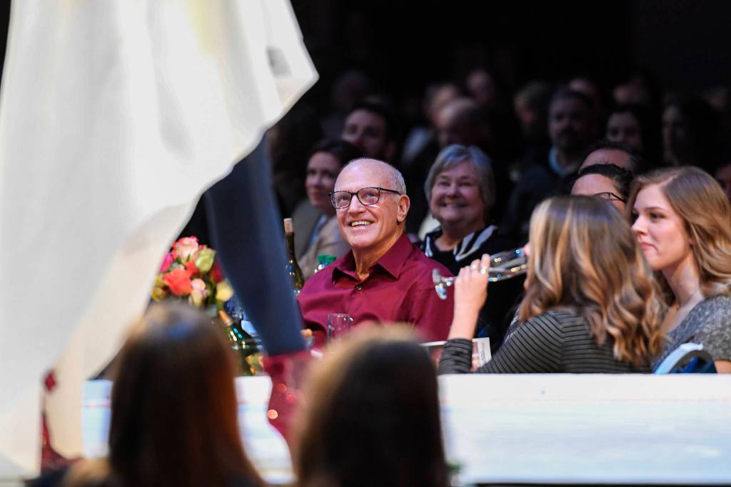Audience at the Wearable Art show at Centennial Hall on Saturday, Feb. 16, 2019. (Michael Penn | Capital City Weekly)