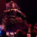 Alicia Harris models her and Peggy Corazzas Kith & Kin at the Wearable Art show at Centennial Hall on Saturday, Feb. 16, 2019. (Michael Penn | Capital City Weekly)