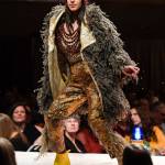 Serena Drazkowski models her Magnolia Grace at the Wearable Art show at Centennial Hall on Saturday, Feb. 16, 2019. (Michael Penn | Capital City Weekly)