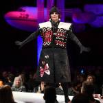 Kathryn Grant Griffin models her Variations at the Wearable Art show at Centennial Hall on Saturday, Feb. 16, 2019. (Michael Penn | Capital City Weekly)