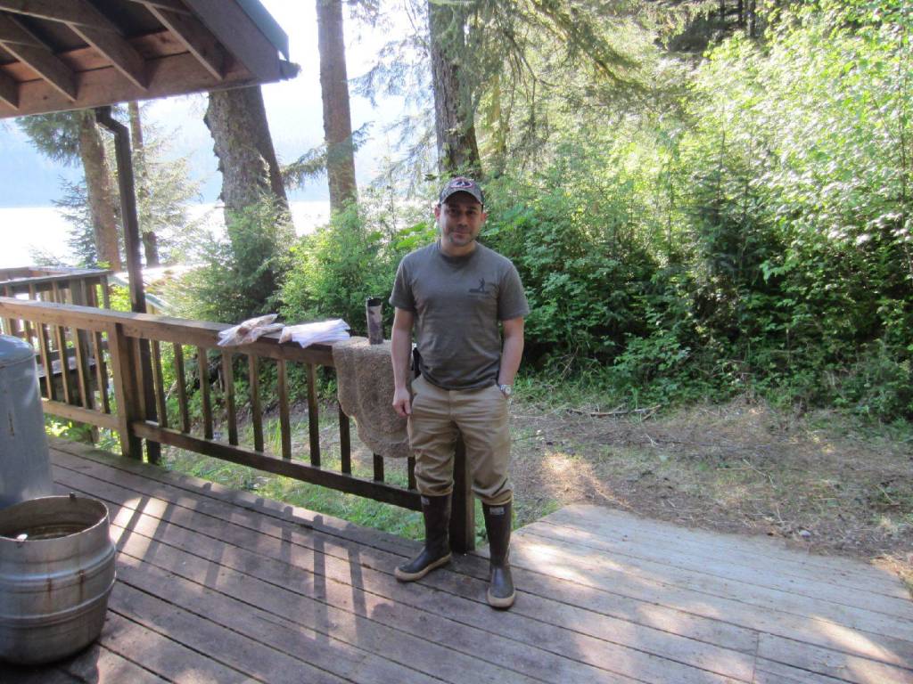 Duilio Antonio Tony Rosales is pictured on a hunting trip in Excursion Inlet May 15, 2016. Later that day, Rosales was shot and killed. Mark De Simone, who was with Rosales on the trip, is accused of murder. (Rosales Family | Courtesy Photo)