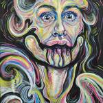 Submerged Mind by Kelsey Wilcox-Lovig at the Davis Gallery in Centenial Hall on Friday, Feb. 22, 2019. The Persisters are an all-female art collective, and their newest show Radical Self Love features dozens of self-portraits and opens for First Friday. (Michael Penn | Juneau Empire)