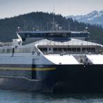 The Alaska State Marine Highway Ferry Fairweather pulls up to the Auke Bay Terminal in this 2014 file photo.