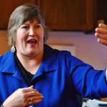 Rep. Sara Hannan, D-Juneau, speaks in her office at the Capitol on Wednesday, March 13, 2019 about her bill on taxing electronic smoking products. Electronic smoking products are currently not taxed. (Michael Penn | Juneau Empire)