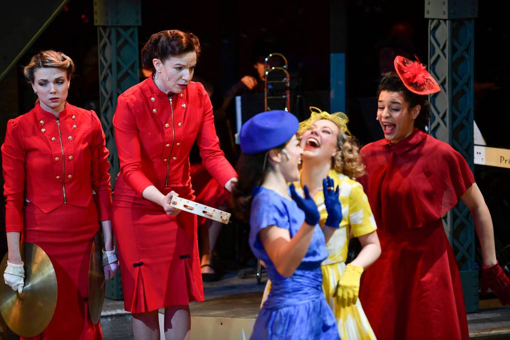A performance of Guys and Dolls at Perseverance Theatre on Thursday, March 14, 2019. (Michael Penn | Juneau Empire)