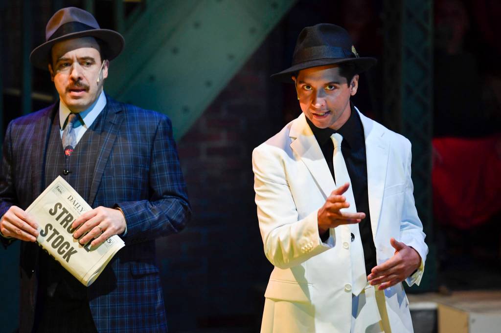 A performance of Guys and Dolls at Perseverance Theatre on Thursday, March 14, 2019. (Michael Penn | Juneau Empire)