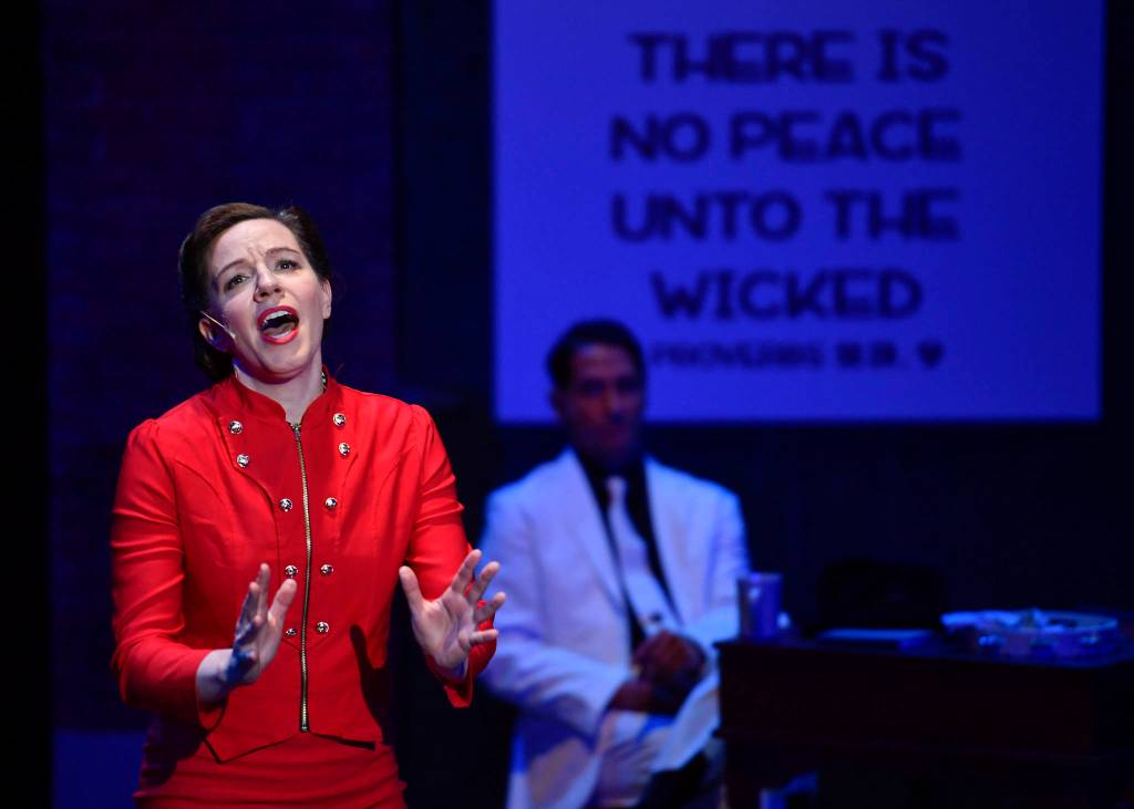 A performance of Guys and Dolls at Perseverance Theatre on Thursday, March 14, 2019. (Michael Penn | Juneau Empire)