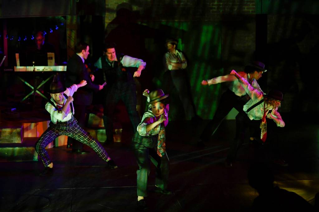 A performance of Guys and Dolls at Perseverance Theatre on Thursday, March 14, 2019. (Michael Penn | Juneau Empire)