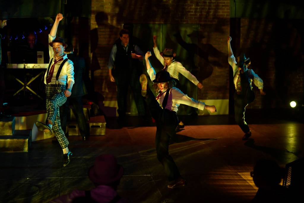 A performance of Guys and Dolls at Perseverance Theatre on Thursday, March 14, 2019. (Michael Penn | Juneau Empire)