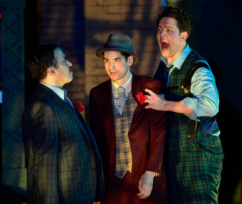 A performance of Guys and Dolls at Perseverance Theatre on Thursday, March 14, 2019. (Michael Penn | Juneau Empire)