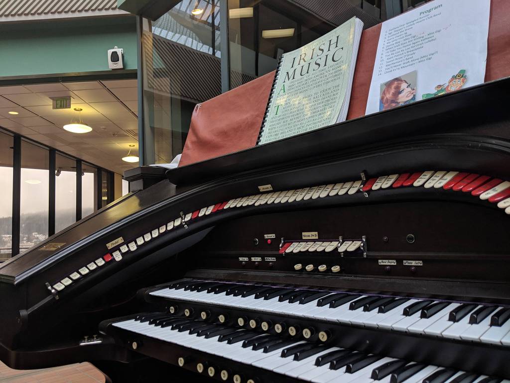For St. Patricks Day, Irish music was on tap during the Friday Kimball pipe organ concert. (Ben Hohenstatt | Capital City Weekly)