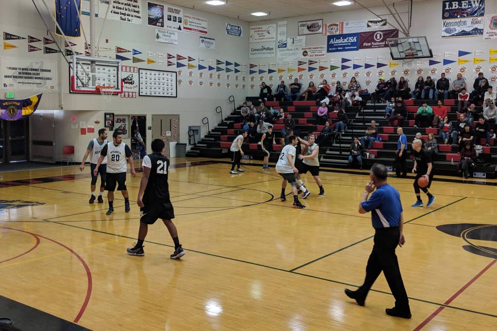 Metlakatla and Hydaburg play late Monday afternoon. (Ben Hohenstatt | Juneau Empire)