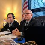 Sen. John Coghill, R-North Pole, listens to a question during a press conference in this Empire file photo. (Alex McCarthy | Juneau Empire)