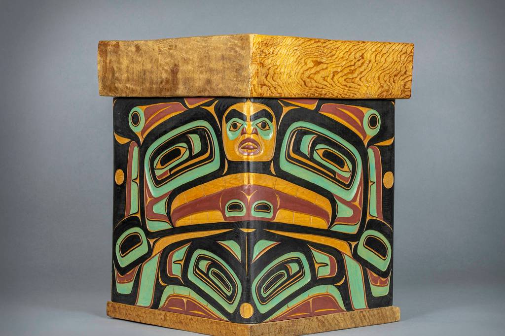 This bentwood box with lid was made by Nathan Jackson. (Courtesy Photo | Brian Wallace for Sealaska Heritage Institute)