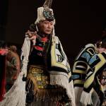 Tlingit artist Nathan Jackson dons regalia at Celebration 2014. Courtesy Photo | Brian Wallace for Sealaska Heritage Institute)