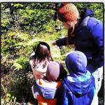 Vivian Mork Yeilk teaches children about labrador tea in Wrangell. (Courtesy Photo | Vivian Mork Yeilk)