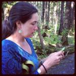 Vivian Mork Yeilk teaches about devils club tips in Wrangell. (Courtesy Photo | Vivian Mork Yeilk)