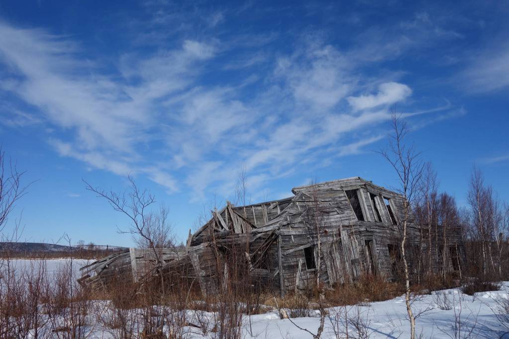 The Mitchell Hotel in Iditarod, where travelers slept in the early decades of the 1900s. (Courtesy Photo | Ned Rozell)