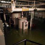 This photo shows flooding in the basement of the Marie Drake building on Friday, April 5, 2019. Flooding in a basement boiler room spread diesel fumes throughout the building. (Courtesy Photo | Chris Cairns)