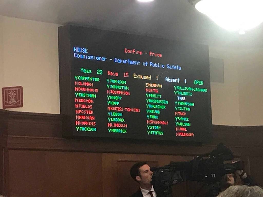 The Houses vote on Amanda Price.