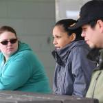 Myrissa Gramlich, left, and Mary and Steve Littlefield talk about their experience of using the Family Promise program during an interview on Wednesday, April 24, 2019. (Michael Penn | Juneau Empire)