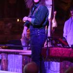 Mens clothing from 4th Coast Outfitters is modeled on stage during the Juneau Rotaracts Wild West Roundup Fashion Show at the Red Dog Saloon on Saturday, April 27, 2019. (Michael Penn | Juneau Empire)