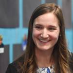 Joanna JJ Hinderberger at her interview for the principal position at Mendenhall River Community School on Monday, April 29, 2019. Hinderberger is currently finishing her second year as principal at Eagles View Elementary School in Unalaska. (Michael Penn | Juneau Empire)