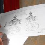 Eldred Rock Lighthouse Preservation Association Executive Director Sue York consults diagrams at Eldred Rock Lighthouse on Monday, April 29, 2019. (Alex McCarthy | Juneau Empire)