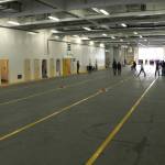 The parking area on the ferry Tazlina is pictured on Sunday, May 5, 2019. (Alex McCarthy | Juneau Empire)