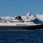 The ferry Columbia sails through Lynn Canal on April 29, 2019. (Alex McCarthy | Juneau Empire)