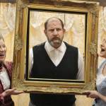 Kelly Gibson, Aaron T. Moore and Shadow Meienberg rehearse The Underpants, a farcical play written by Steve Martin ahead of its May 17 opening. (Courtesy Photo | Perseverance Theatre)
