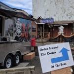 Displaced carts open for business in their new home