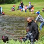In this June 3, 2017 photo, young anglers learn how to sport fish at Family Fishing Day at Twin Lakes. (Kevin Gullufsen | Juneau Empire File)