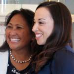 First Lady Rose Dunleavy and First Ladys Volunteer of the Year Award-winner Blaze Bell smile in the Governors Mansion, Friday, May 24, 2019. Bell was one of six volunteers to be recognized.