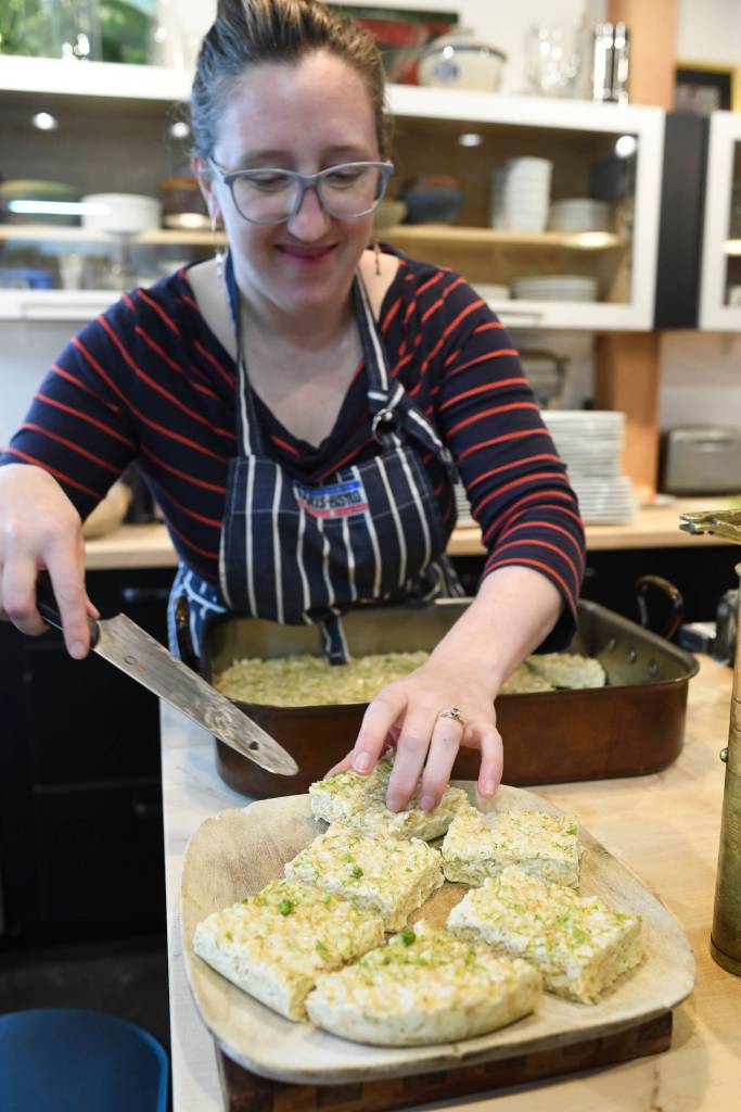 Spruce up a classic: Locally foraged spruce tips make great rice krispie topper