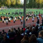 Scenes from the Juneau Alumni Football Game with football players, dance team members and cheerleaders from Juneau-Douglas and Thunder Mountain High Schools at Adair-Kennedy Memorial Field on Friday, May 24, 2019. (Michael Penn | Juneau Empire)