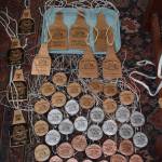 Juneau artist Rachael Juzeler, a former brewer, makes medals for the Great Alaska Craft Beer and Homebrew Festival using a glass kiln and old Alaskan Brewing Co. bottles. (Courtesy Photo | Rachael Juzeler)