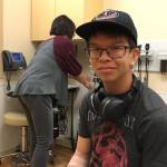 Alex Cesar is pictured at the Alaska Native Medical Center in Anchorage on April 5, 2019. Cesar was recently diagnosed with mesothelioma and is currently undergoing chemotherapy. (Courtesy photo | Cesar family)