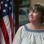 Rep. Sara Hannan, D-Juneau, talks about state government jobs leaving Juneau during an interview at her Capitol office on Friday, June 14, 2019. (Michael Penn | Juneau Empire)