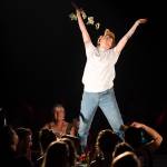 Ryder Strong performs at the 5th annual GLITZ Drag Show in honor of the 50th Anniversary of the Stonewall Riots and Juneau Pride Kickoff! at Centennial Hall on Friday, June 14, 2019. (Michael Penn | Juneau Empire)